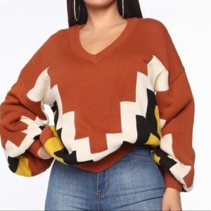 Forever 21 Color Block Sweater